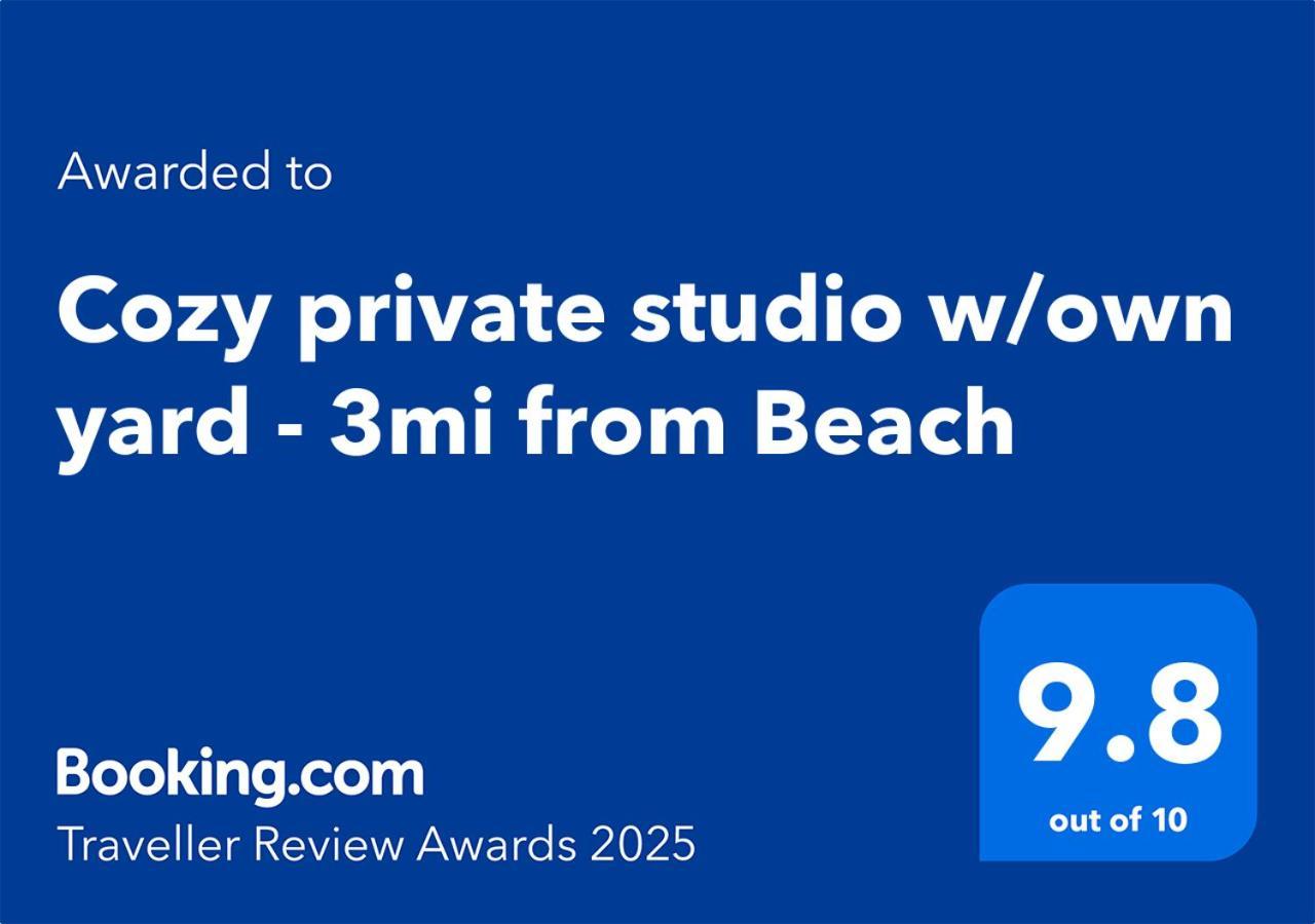 Cozy Private Studio W/Own Yard - 3Mi From Beach Seminole Extérieur photo